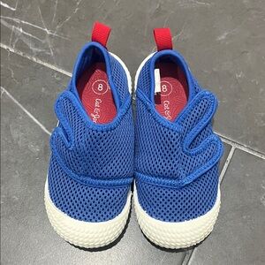 Blue toddler water shoes